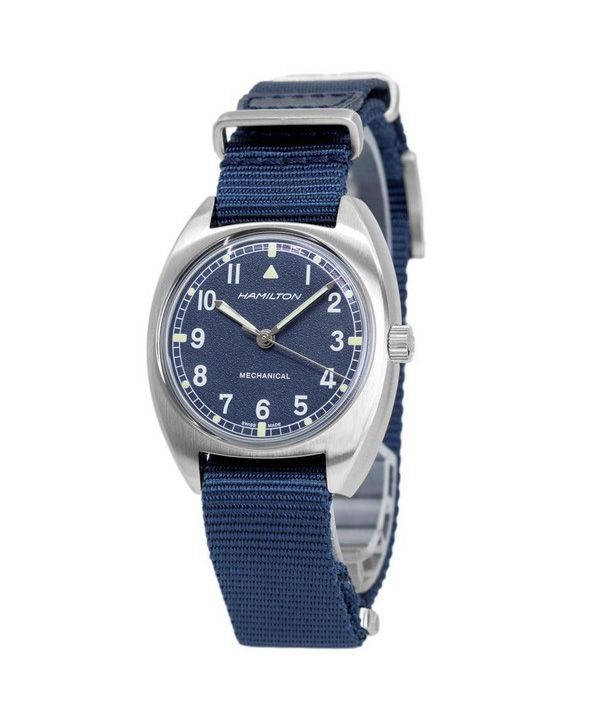 Hamilton Khaki Aviation Pilot Pioneer blaues Zifferblatt mechanische H76419941 100M Herrenuhr