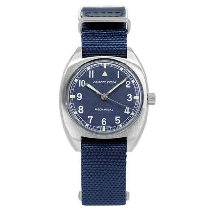 Hamilton Khaki Aviation Pilot Pioneer blaues Zifferblatt mechanische H76419941 100M Herrenuhr