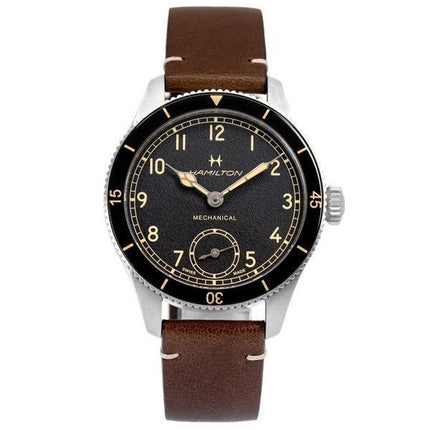 Hamilton Khaki Aviation Pilot Pioneer schwarzes Zifferblatt mechanische H76719530 100M Herrenuhr