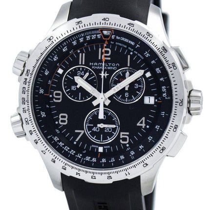 Hamilton Khaki Aviation X-Wind Chronograph Quarz GMT H77912335 Herrenuhr