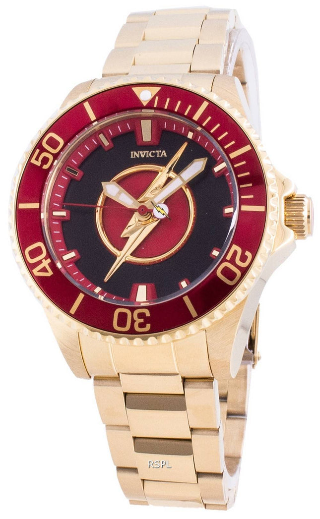 Invicta DC Comics Flash 26907 Automatische 200M Damenuhr in limitierter Auflage