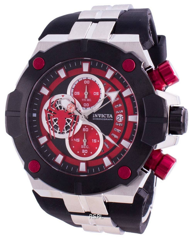 Invicta Marvel Spiderman 30317 Quarz Chronograph Limited Edition 200M Herrenuhr