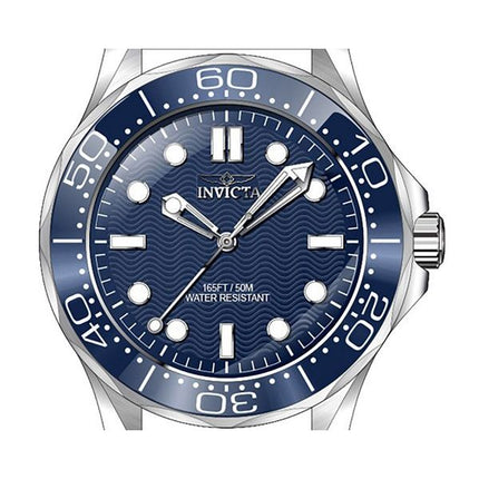 Invicta Pro Diver Herrenuhr, Edelstahl, blaues Zifferblatt, Quarz 45981