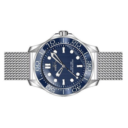 Invicta Pro Diver Herrenuhr, Edelstahl, blaues Zifferblatt, Quarz 45981