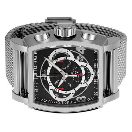 Invicta S1 RAlley Chronograph Edelstahl schwarzes Zifferblatt Quarz 46007 100M Herrenuhr