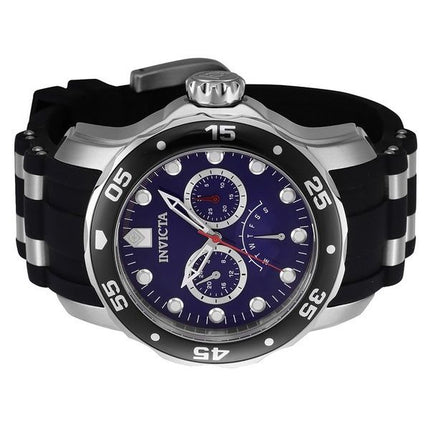 Invicta Pro Diver Retrograde GMT blaues Zifferblatt Quarz 46967 100M Herrenuhr