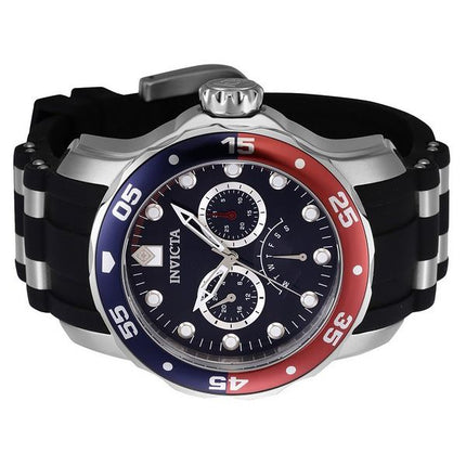 Invicta Pro Diver Retrograde GMT Pepsi Lünette blaues Zifferblatt Quarz 46968 100M Herrenuhr