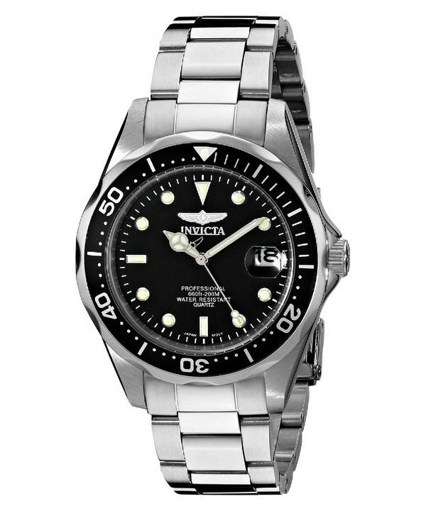 Invicta Pro Diver 200M Quarz schwarzes Zifferblatt INV8932/8932 Herrenuhr