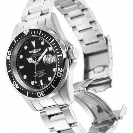 Invicta Pro Diver 200M Quarz schwarzes Zifferblatt INV8932/8932 Herrenuhr