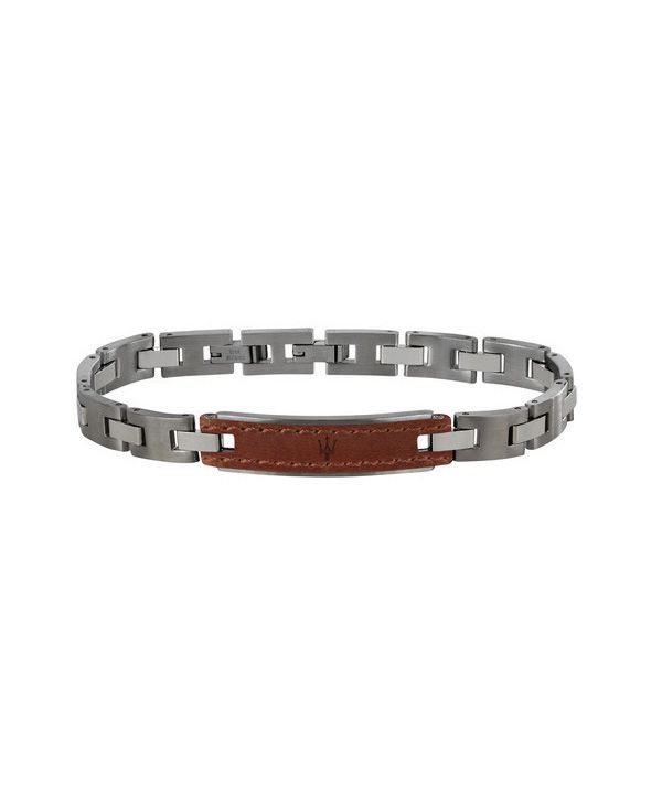 Maserati Jewels Armband aus Leder und Edelstahl JM218AMD01 für Herren