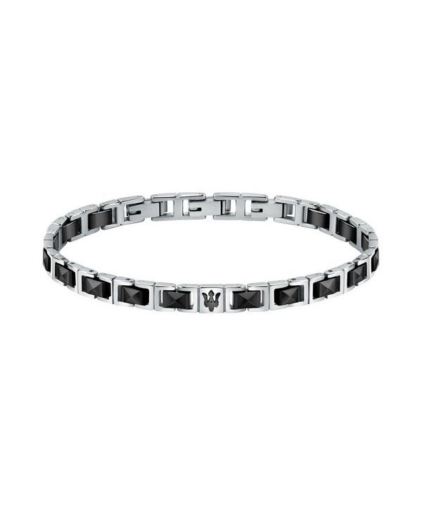 Maserati Jewels Armband aus Edelstahl und Keramik JM420ATI07 für Herren