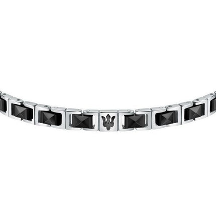 Maserati Jewels Armband aus Edelstahl und Keramik JM420ATI07 für Herren