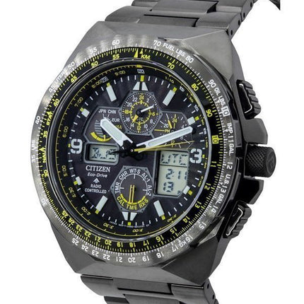 Citizen Promaster Skyhawk AT Chronograph mit schwarzem Zifferblatt und Eco-Drive JY8127-59E 200M Herrenuhr