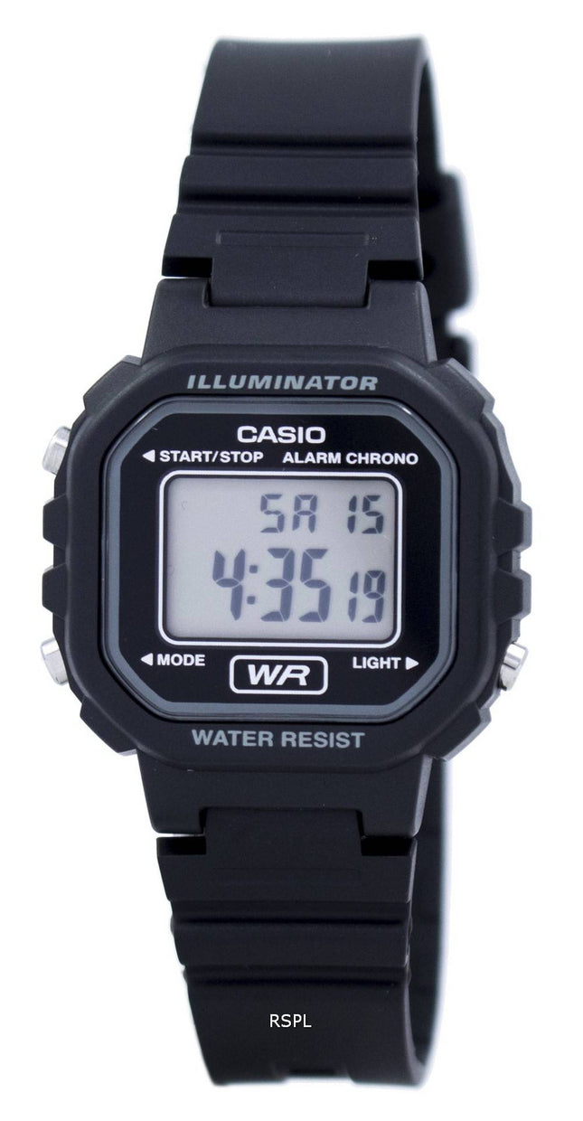 Casio Digital Quarz Alarm Chrono Illuminator LA-20WH-1ADF LA-20WH-1A Damenuhr