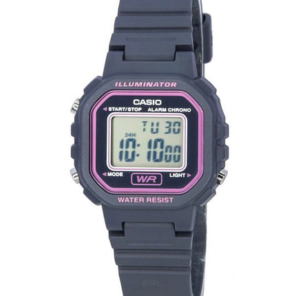 Casio POP Digital Quarzuhr mit schwarzem Zifferblatt LA-20WH-8A LA20WH-8 Damenuhr