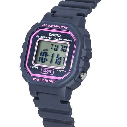 Casio POP Digital Quarzuhr mit schwarzem Zifferblatt LA-20WH-8A LA20WH-8 Damenuhr