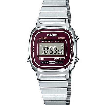 Casio Wecker Digital LA-670WA - 4D Damenuhr