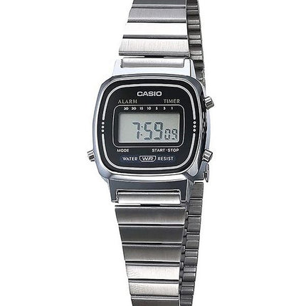 Casio Digital klassische Alarm Timer LA670WA-1DF LA670WA-1 Damenuhr