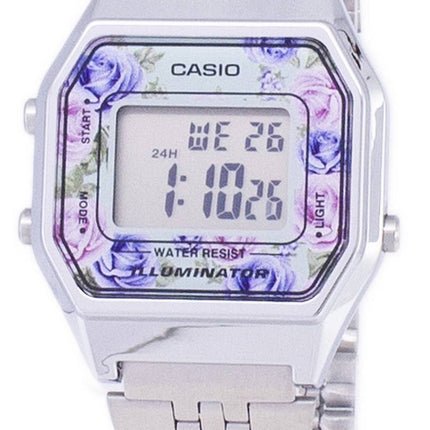 Casio Jugend Jahrgang Illuminator Quarz Digital LA680WA - 2C Damenuhr