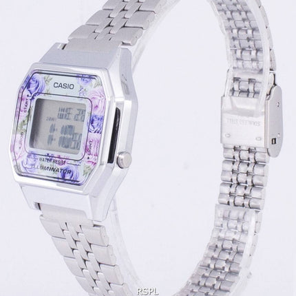 Casio Jugend Jahrgang Illuminator Quarz Digital LA680WA - 2C Damenuhr