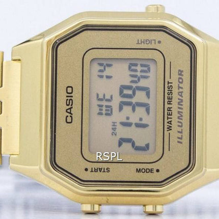 Casio Digital Quarz Edelstahl Illuminator LA680WGA-9DF LA680WGA-9 Damenuhr