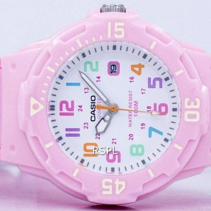 Casio Pink Harz Strap LRW-200H-4B2VDF LRW-200H-4B2V Damenuhr