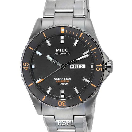 Mido Ocean Star 200 Anthrazit Zifferblatt Automatik Taucheruhr M026.430.44.061.00 M0264304406100 200M Herrenuhr