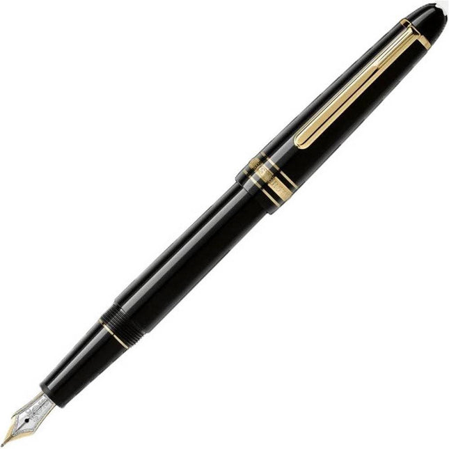 Montblanc Meisterstuck Classique Gold Coated 106514 Schwarzer Füllfederhalter