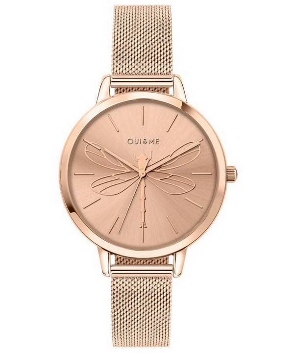 Oui &  Me Grande Amourette Roségoldfarbener Edelstahl Quarz ME010035 Damenuhr