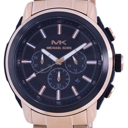 Michael Kors Kyle Chronograph schwarzes Zifferblatt Quarz MK8889 Herrenuhr