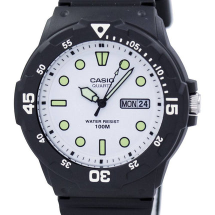 Casio Quarz Analog schwarzes Zifferblatt MRW-200H-7EVDF MRW - 200H - 7EV Herrenuhr