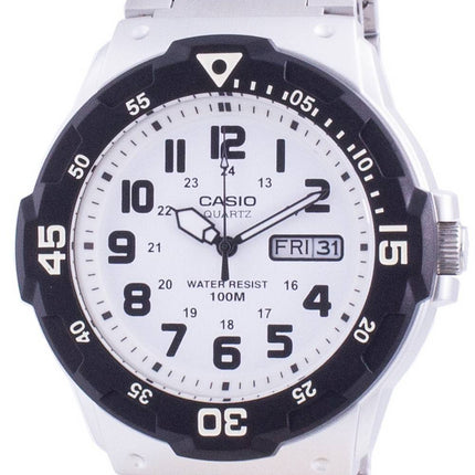 Casio Youth Weißzifferblatt Quarz MRW-200HD-7BV MRW200HD-7BV 100M Herrenuhr