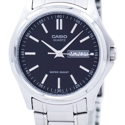 Casio Enticer Quarz Analog schwarzes Zifferblatt MTP-1239D-1ADF MTP-1239D-1A Herrenuhr