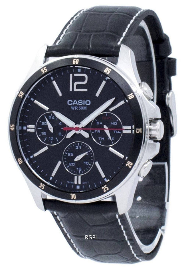 Casio Enticer Analog Quarz MTP-1374L-1AV MTP1374L-1AV Herrenuhr