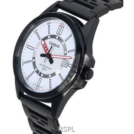 Casio Analog weißes Zifferblatt Quarz MTP-E700B-7E MTPE700B-7E Herrenuhr