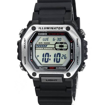 Casio Standard Digital Black Dial Quartz MWD-110H-1A MWD110H-1 100M Herrenuhr