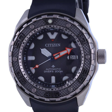 Citizen Promaster Marine Titan Schwarzes Zifferblatt Automatische Taucheruhr NB6004-08E 200M Herrenuhr