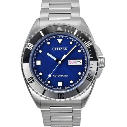 Citizen Sport Edelstahl blaues Zifferblatt Automatik NH7530-52M 100M Herrenuhr