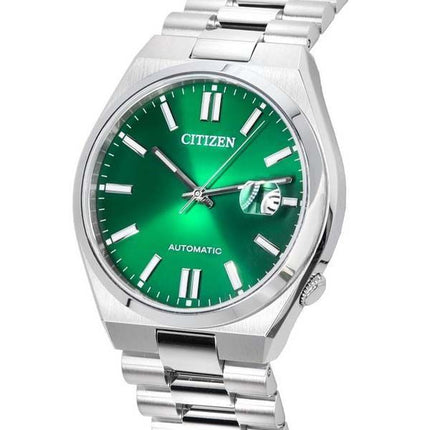 Citizen Tsuyosa Edelstahl grünes Zifferblatt Automatik NJ0150-81X Herrenuhr