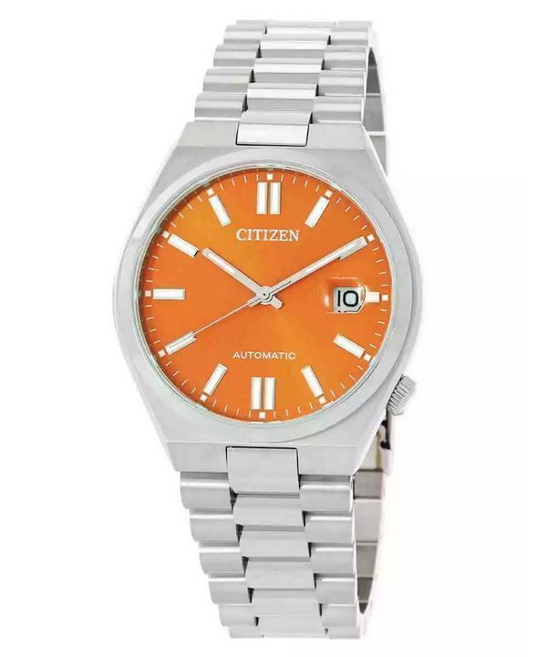 Citizen Tsuyosa Edelstahl orange Zifferblatt Automatik NJ0151-88Z Herrenuhr