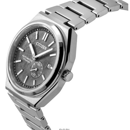 Citizen Zenshin Super Titanium Graues Zifferblatt Automatik NJ0180-80H 100M Herrenuhr