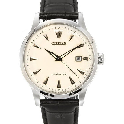 Citizen Kuroshio 64 Series Limited Edition Lederarmband Creme Zifferblatt Automatik NK0001-17X Herrenuhr