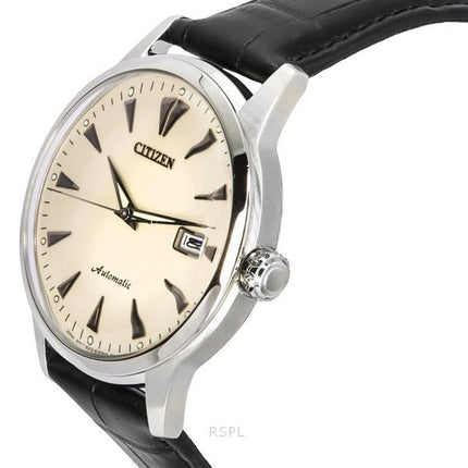 Citizen Kuroshio 64 Series Limited Edition Lederarmband Creme Zifferblatt Automatik NK0001-17X Herrenuhr