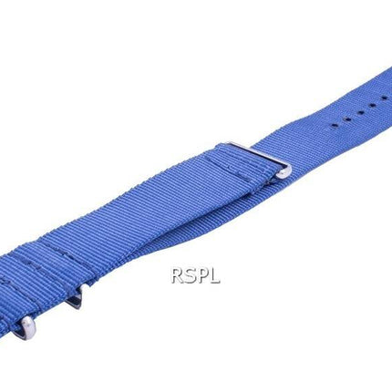 Verhältnis Nato8 Blue Nylon Strap 22mm