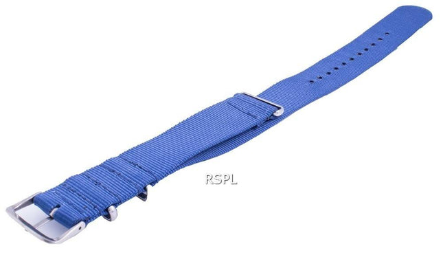 Verhältnis Nato8 Blue Nylon Strap 22mm