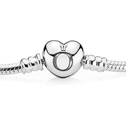 Pandora Moments Schlangenkettenarmband mit Herzverschluss 590719-21 für Damen