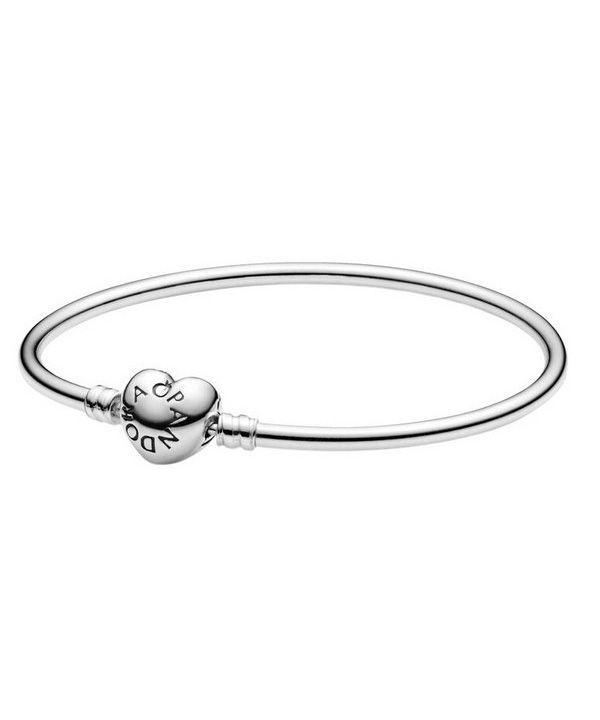 Pandora Moments Armreif mit Herzverschluss 596268-17 für Damen