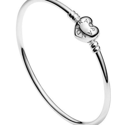 Pandora Moments Armreif mit Herzverschluss 596268-17 für Damen