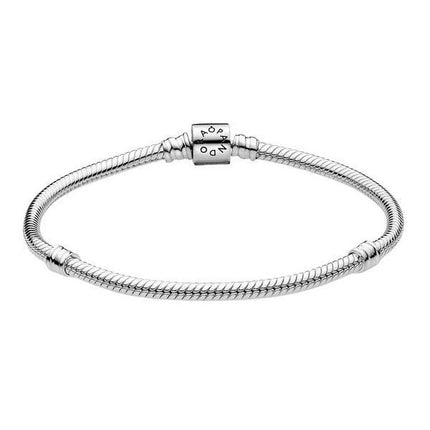 Pandora Moments Schlangenkettenarmband mit Tonnenverschluss 598816C00-20 für Damen