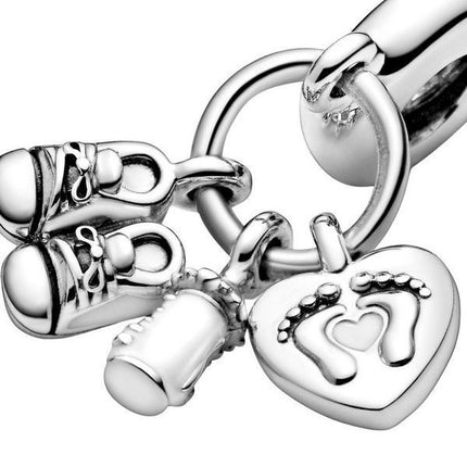 Pandora Babyflasche und Schuhe Anhänger Charm 798106CZ für Damen